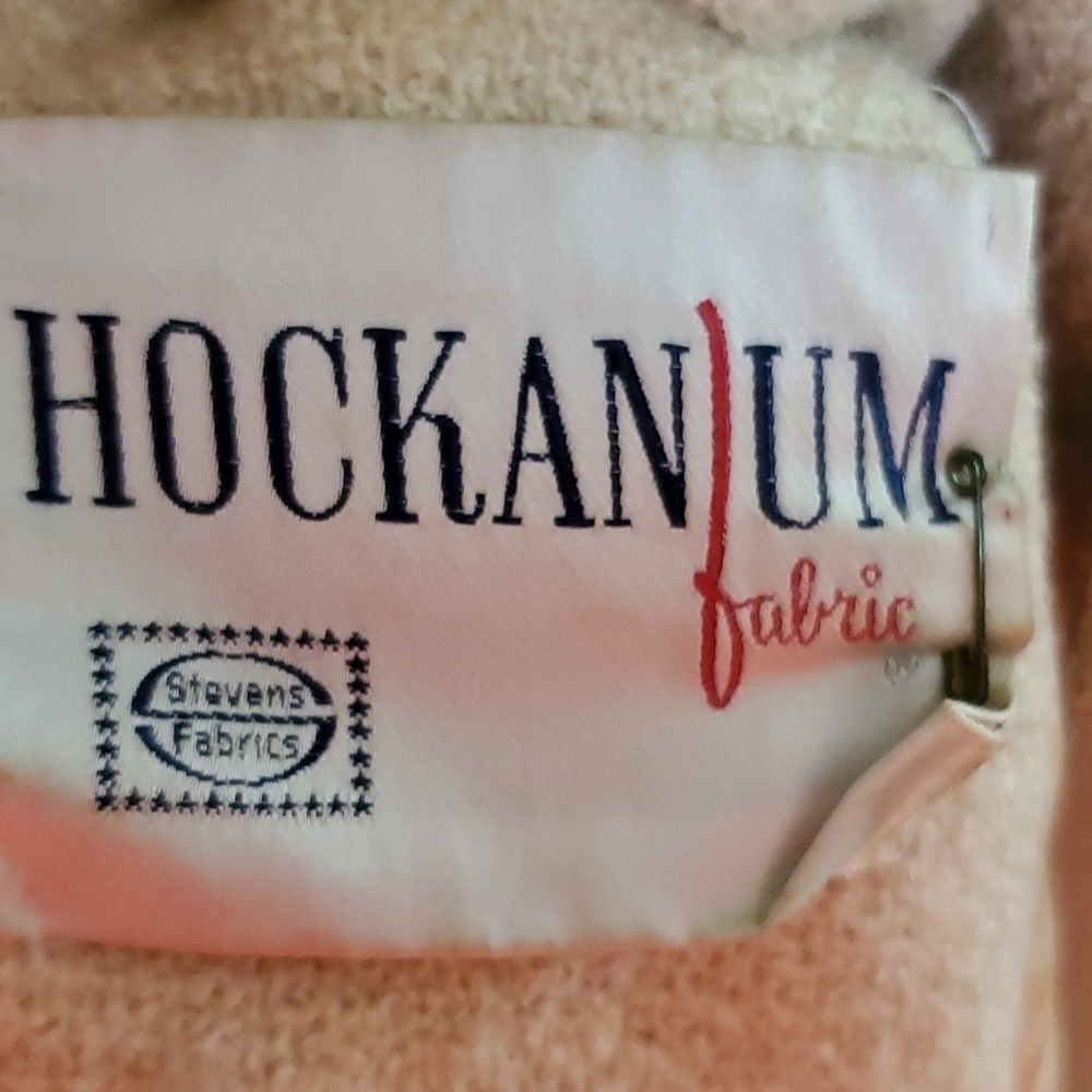Hockanum Vintage 1950's Coat Camel Mink collar , front pockets - Picture 6 of 7